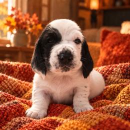 Gabby - Black brown and white female Basset Hound puppy in Pilot Mtn, North Carolina from Lowdown Love Basset Hounds