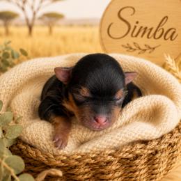 Simba - Black and tan male Yorkshire Terrier puppy in West Fargo, North Dakota from A Yorkie Tale