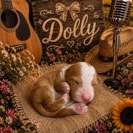 Dolly - Red  female Goldendoodle puppy in Ozark, Missouri from Halo Doodles
