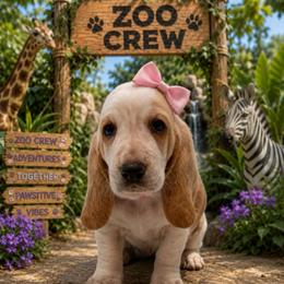 Pink - Lemon and white female Basset Hound puppy in Columbia, South Carolina from Pawmetto Hounds