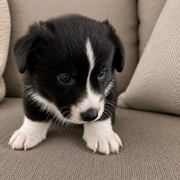 Bronc - Black and white male Cardigan Welsh Corgi puppy in Kerens, West Virginia from Leather & Lace