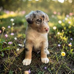 Banjo Tilton - Blue merle male Australian Shepherd puppy in Statesville, North Carolina from Charming Australian Shepherds