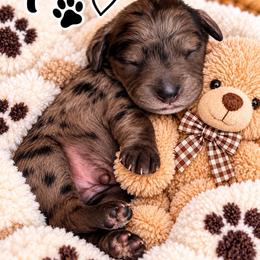 Picasso - Merle male Cavapoo puppy in Cooper City, Florida from Jenny La Bone