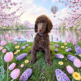 Georgie - Brown male Poodle puppy in Port Orange, Florida from Daytona’s Standard Poodles