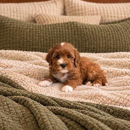 Augusta - Red  female Goldendoodle puppy in Floyd, Virginia from Hearts and Paws Poodles and Doodles