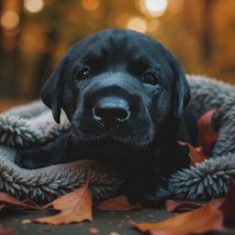 Inigo Montoya - Grey Collar - Black male Labrador Retriever puppy in Cocoa, Florida from Harrison's Lakeside Labradors LLC