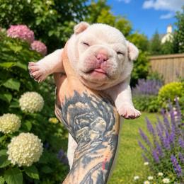 Fendi - Cream female French Bulldog puppy in Hemlock, Michigan from Top Billin' Frenchies, LLC