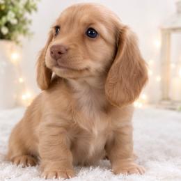 Clover AKC - Red female Dachshund puppy in Desloge, Missouri from Snows Doxies