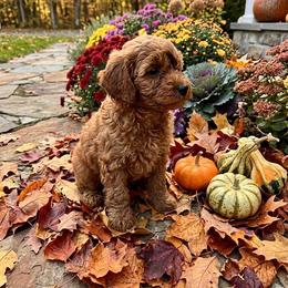 Gibson - Red male Cavapoo puppy in Chattanooga, Tennessee from Scenic City Doodles