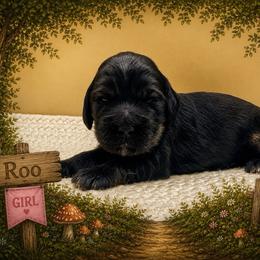 Roo - Sable female Goldendoodle puppy in Hendersonville, North Carolina from Kim's Cove