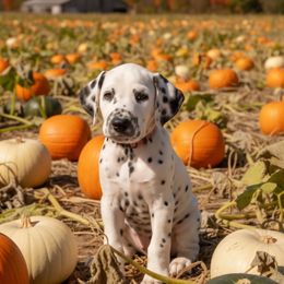 LUA Pink Saphire - White and black female Dalmatian puppy in Phoenix, Arizona from Samba Flavors