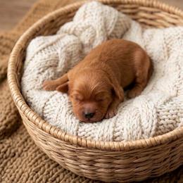 Jessie - Red female Cavapoo puppy in Salt Lake City, Utah from SunnySide Mini Doodles