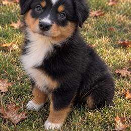 Sequoia - Black tri male Miniature Australian Shepherd puppy in Macomb, Missouri from Show Me MO Aussies