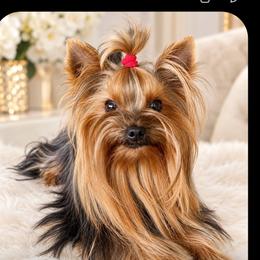 Diamond - Black and gold male Yorkshire Terrier puppy in Seattle, Washington from 🎀 Yorkies Boutique Babydolls 🎀