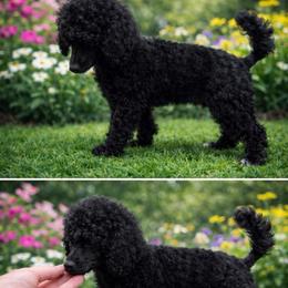 Laney - Silver female Poodle puppy in Florence County, South Carolina from Modern Family Standards