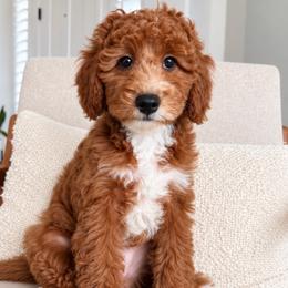 Hazel - Red  female Goldendoodle puppy in San Tan Valley, Arizona from Golden Haven