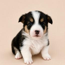 Bettie - White and black female Pembroke Welsh Corgi puppy in Riverside, California from Chases Dream Kennel