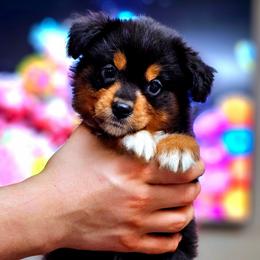 Cole - Black tri male Miniature Australian Shepherd puppy in Punta Gorda, Florida from Christie's Creekside Aussies