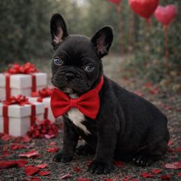 Dark Night (Batman) - Black male French Bulldog puppy in Temple, Texas from Teak’s Texas Frenchie’s