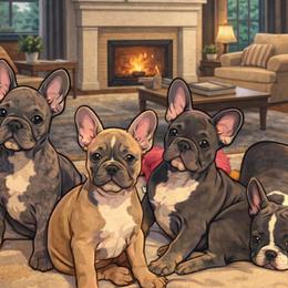 French Bulldog puppies from D & A House of Frenchys