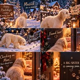 Girl 7 - Sable female Goldendoodle puppy in Houston, Texas from Were The Mack'Doodles Mack’Poodles