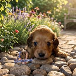 AFDs Benelli - Red male Dachshund puppy in Waverly, Ohio from Always Faithful Dachshunds