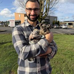 Placed: Skylark: Blue- Salt pepper with white chest male - Salt and pepper male Miniature Schnauzer puppy in Ravensdale, Washington from Serenity Schnauzers