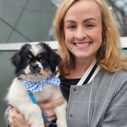 Pinto Bean - Black and tan male Tibetan Spaniel puppy in Vancouver, Washington from Trillium Tibetan Spaniels