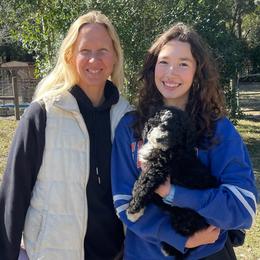 Yellow - Black and white female Sheepadoodle puppy in Archer, Florida from Gainesville Sheepadoodles