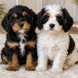 Cavapoo puppies from Son Kissed Puppy Co