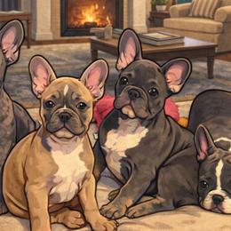 French Bulldogs from D & A House of Frenchys