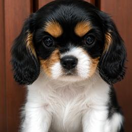 Andy - Tri-color male Cavalier King Charles Spaniel puppy in Enid, Oklahoma from Laurel Crown Cavaliers
