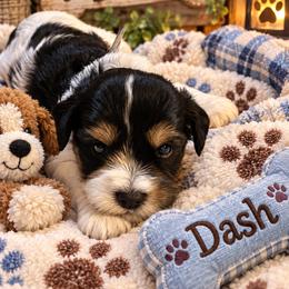Puppy 1 - Black and white male Companion Cross puppy in Carriere, Mississippi from Sassy Schnauzers