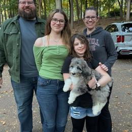 Black - Merle female Bernedoodle puppy in Shelby, North Carolina from Forever Grateful Doodles