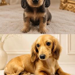 Amelia - Female Shaded Cream - Cream female Dachshund puppy in Biloxi, Mississippi from Southern Doxies
