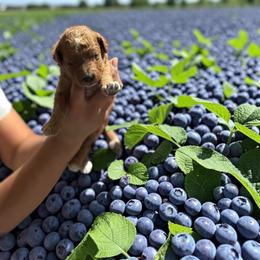 Blueberry - Apricot male Goldendoodle puppy in Gainesville, Florida from Pet Inn Xxweetdoodles