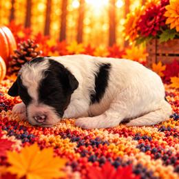 Dottie - Black and white female Cavapoo puppy in Myrtle Beach, South Carolina from Colorful-K9'S