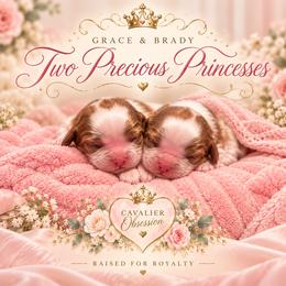 Grace x Brady Blenheim Female 1st Pick - Blenheim female Cavalier King Charles Spaniel puppy in Creedmoor, North Carolina from Cavalier Obsession