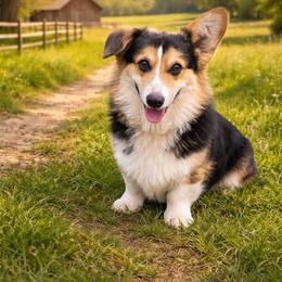 Duece - Black and tan male Pembroke Welsh Corgi puppy in Charleston, Arkansas from Hilltop Corgis