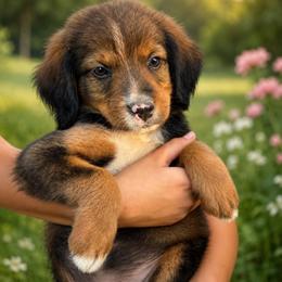 Gilbert - Sable male Bernedoodle puppy in Holden, Missouri from Mid-West Bernedoodles