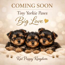 Tin tin - Gold male Yorkshire Terrier puppy in Cape Coral, Florida from Katherine’s Yorkies and Poodles