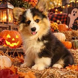 Rosa - Black and tan female Pembroke Welsh Corgi puppy in Oral, South Dakota from BLACK HILLS PEMBROKE CORGIS