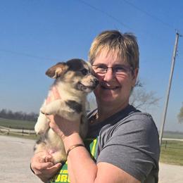 Joanie - Blue merle and white female American Corgi puppy in Shawnee, Oklahoma from Sunray Ranch