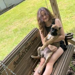 Brown collar - Fawn female Cane Corso puppy in Opelousas, Louisiana from Azelees Cane Corso