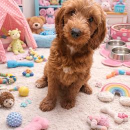 Gracie - Apricot female Goldendoodle puppy in Valdosta, Georgia from Designer Doodles of South GA