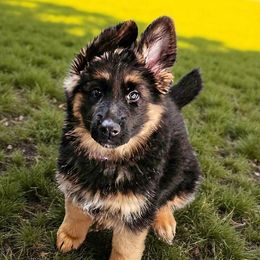 Pink - Black and red female German Shepherd puppy in Newaygo, Michigan from Sterley Shepherds
