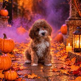 Destiny - Red  female Goldendoodle puppy in Roseburg, Oregon from Dbos Furry Friends