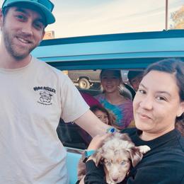 Saffron - Red merle female Australian Shepherd puppy in Tucson, Arizona from TTTNT Aussies