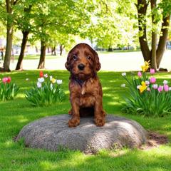 Girl 7- Representative picture - Red Irish Doodle puppy in Madison, Wisconsin from Morningside Doodles