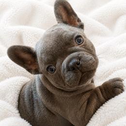 Girl 1 - Liver female French Bulldog puppy in Madison, Wisconsin from MadCity Frenchies